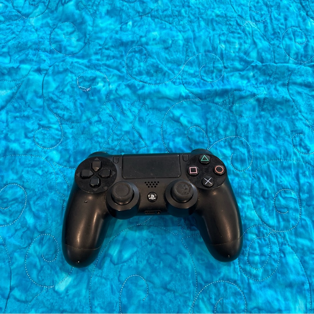 Black Original Wireless Ps4 Controller Tested Used
